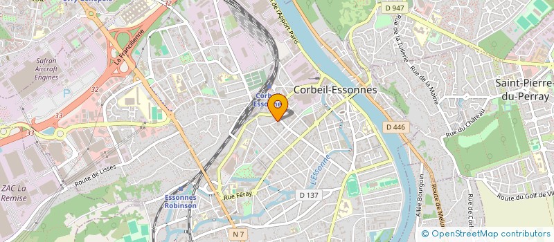 localisation de l'entreprise MONSIEUR ABDOULAYE COULIBALY à CORBEIL-ESSONNES