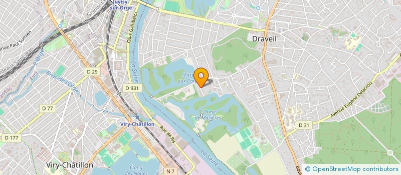 localisation de l'entreprise MONSIEUR ABDOULAYE DEMBELE à DRAVEIL