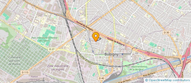 localisation de l'entreprise MONSIEUR ABDOULAYE DEMBELE  BOBIGNY