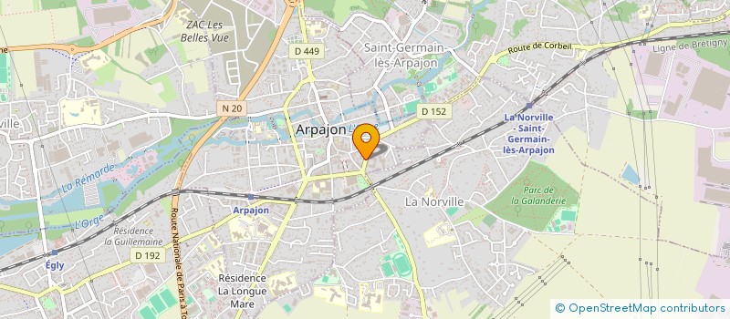 localisation de l'entreprise MONSIEUR ABDOULAYE DEME à ARPAJON
