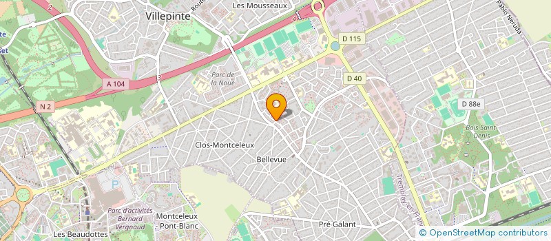 localisation de l'entreprise MONSIEUR ABDOULAYE DIA  VILLEPINTE