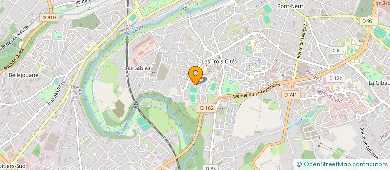 localisation de l'entreprise MONSIEUR ABDOULAYE DIABY  POITIERS