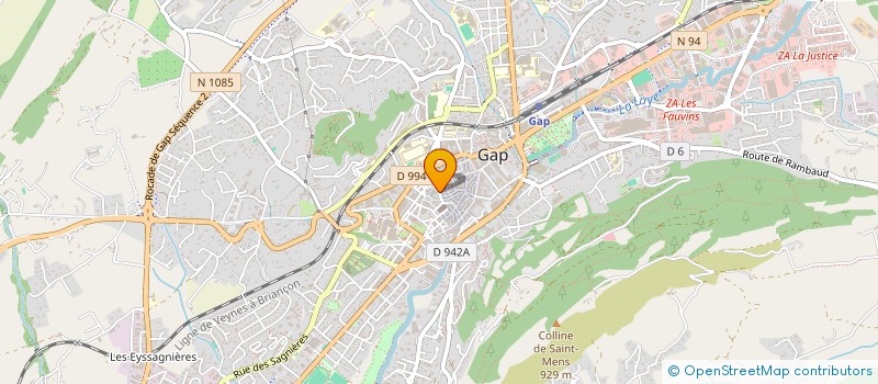 localisation de l'entreprise MONSIEUR ABDOULAYE DIABY  GAP