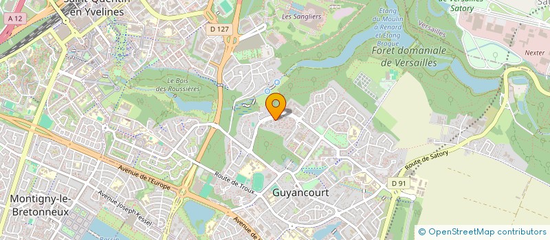 localisation de l'entreprise MONSIEUR ABDOULAYE DIABY DIAKHITE  GUYANCOURT