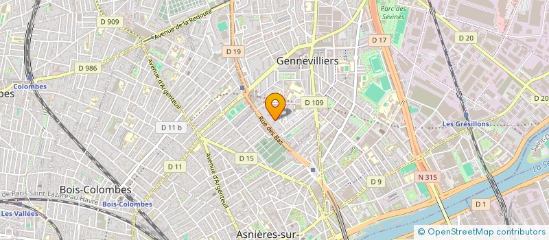 localisation de l'entreprise MONSIEUR ABDOULAYE DIAKHABY à GENNEVILLIERS