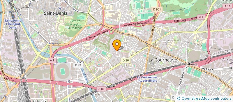 localisation de l'entreprise MONSIEUR ABDOULAYE DIAKITE à LA COURNEUVE