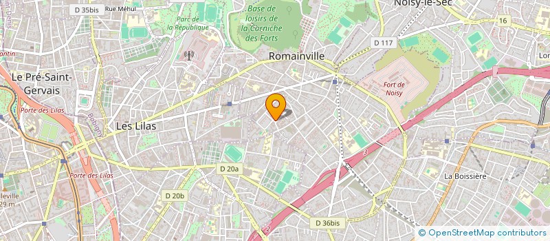 localisation de l'entreprise MONSIEUR ABDOULAYE DIAKITE à ROMAINVILLE