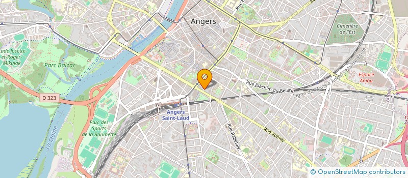 localisation de l'entreprise MONSIEUR ABDOULAYE DIALLO à ANGERS