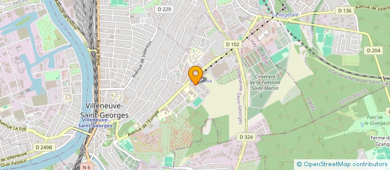 localisation de l'entreprise MONSIEUR ABDOULAYE DIALLO  VILLENEUVE-SAINT-GEORGES