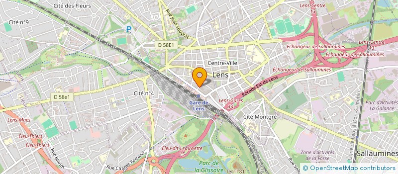 localisation de l'entreprise MONSIEUR ABDOULAYE DIALLO  LENS