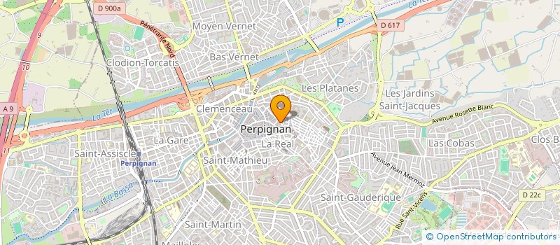 localisation de l'entreprise MONSIEUR ABDOULAYE DIALLO  PERPIGNAN