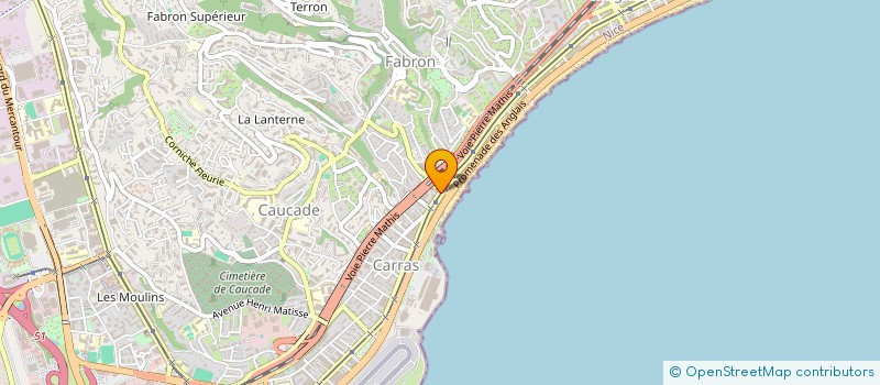 localisation de l'entreprise MONSIEUR ABDOULAYE DIALLO  NICE