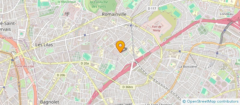 localisation de l'entreprise MONSIEUR ABDOULAYE DIARRA à ROMAINVILLE