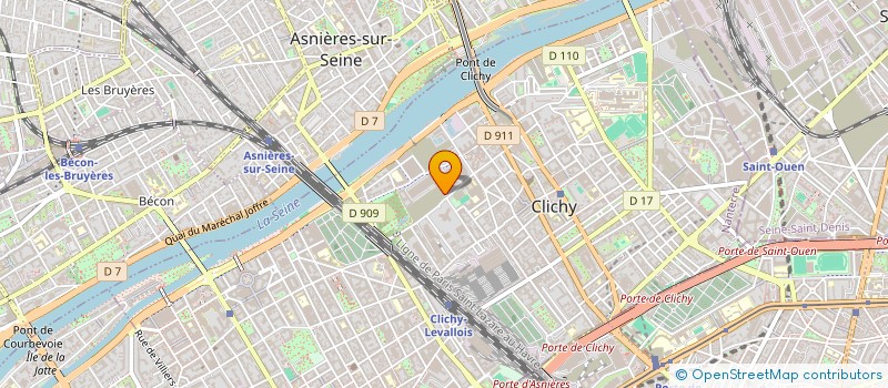 localisation de l'entreprise MONSIEUR ABDOULAYE DJIBRIL DIALLO à CLICHY