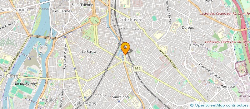 localisation de l'entreprise MONSIEUR ABDOULAYE DJIBRIL KEBE à TOULOUSE