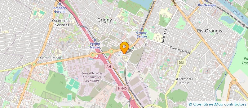 localisation de l'entreprise MONSIEUR ABDOULAYE DOUMBIA  GRIGNY