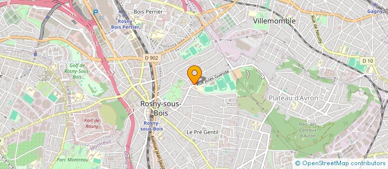 localisation de l'entreprise MONSIEUR ABDOULAYE DOUMBIA à ROSNY-SOUS-BOIS