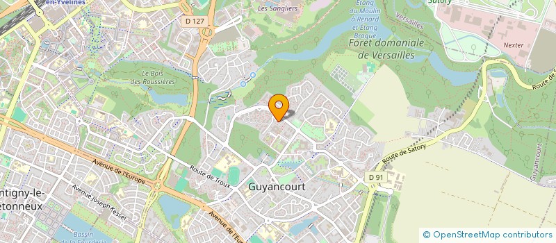 localisation de l'entreprise MONSIEUR ABDOULAYE DRAME  GUYANCOURT