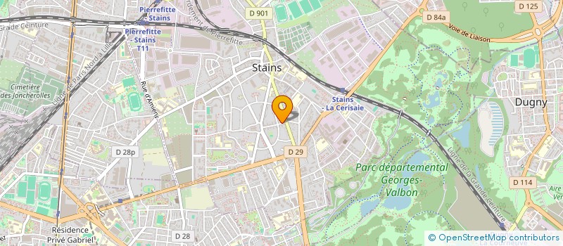 localisation de l'entreprise MONSIEUR ABDOULAYE DRAME à STAINS