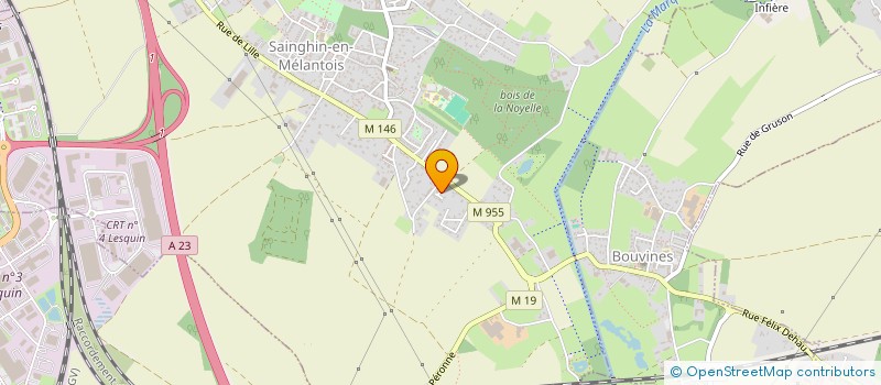 localisation de l'entreprise MONSIEUR ABDOULAYE FAYE  SAINGHIN-EN-MELANTOIS