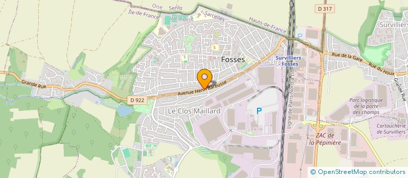 localisation de l'entreprise MONSIEUR ABDOULAYE FOFANA  FOSSES