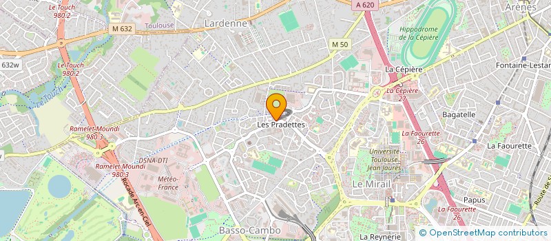 localisation de l'entreprise MONSIEUR ABDOULAYE GAYE  TOURNEFEUILLE