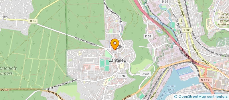 localisation de l'entreprise MONSIEUR ABDOULAYE GUISSE  CANTELEU