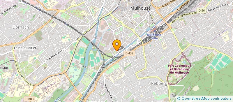 localisation de l'entreprise MONSIEUR ABDOULAYE IBRAHIM  MULHOUSE