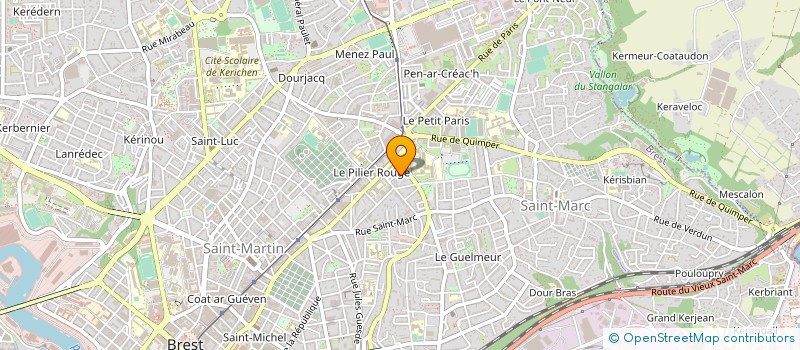 localisation de l'entreprise MONSIEUR ABDOULAYE KANOUTE  BREST