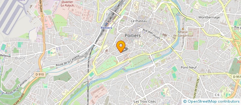 localisation de l'entreprise MONSIEUR ABDOULAYE KEBE  POITIERS