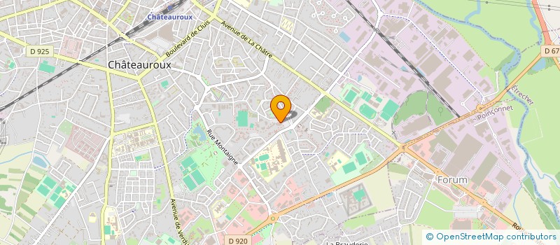 localisation de l'entreprise MONSIEUR ABDOULAYE KONATE à CHATEAUROUX