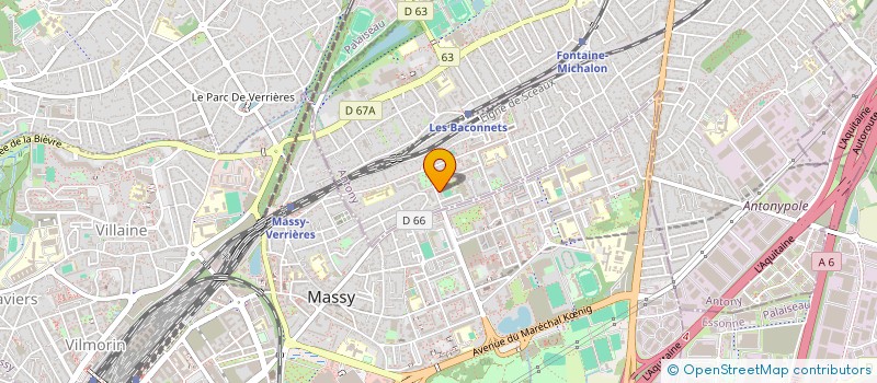 localisation de l'entreprise MONSIEUR ABDOULAYE KONE à ANTONY