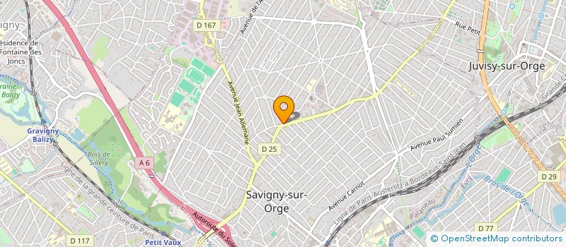 localisation de l'entreprise MONSIEUR ABDOULAYE MAREGA à SAVIGNY-SUR-ORGE