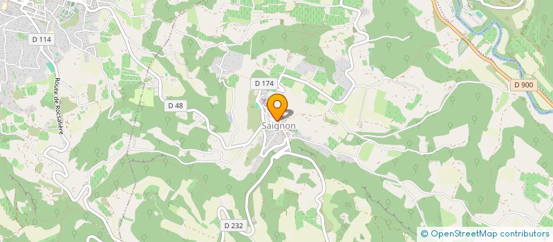 localisation de l'entreprise MONSIEUR ABDOULAYE N DIAYE  SAIGNON