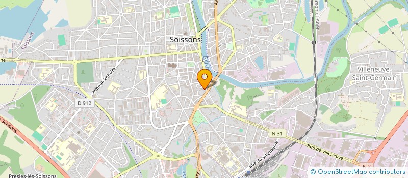 localisation de l'entreprise MONSIEUR ABDOULAYE N'DIAYE à SOISSONS