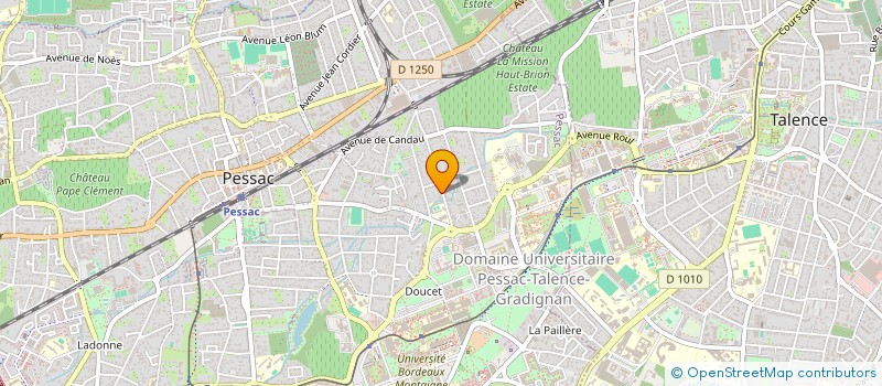 localisation de l'entreprise MONSIEUR ABDOULAYE NDIAYE  PESSAC