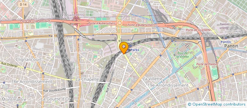 localisation de l'entreprise MONSIEUR ABDOULAYE NDIAYE  PARIS 19