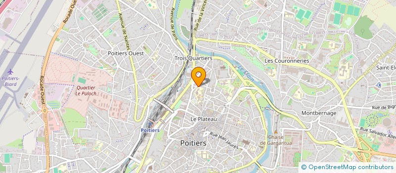 localisation de l'entreprise MONSIEUR ABDOULAYE NDIAYE  POITIERS