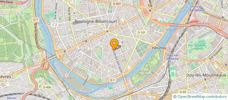 localisation de l'entreprise MONSIEUR ABDOULAYE NGUETTE à BOULOGNE-BILLANCOURT