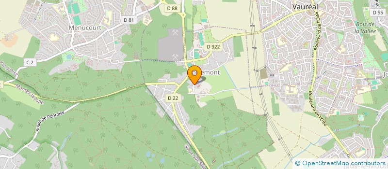 localisation de l'entreprise MONSIEUR ABDOULAYE NIAKHATE  CERGY