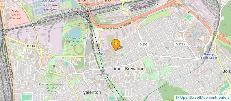 localisation de l'entreprise MONSIEUR ABDOULAYE OUATTARA  LIMEIL-BREVANNES