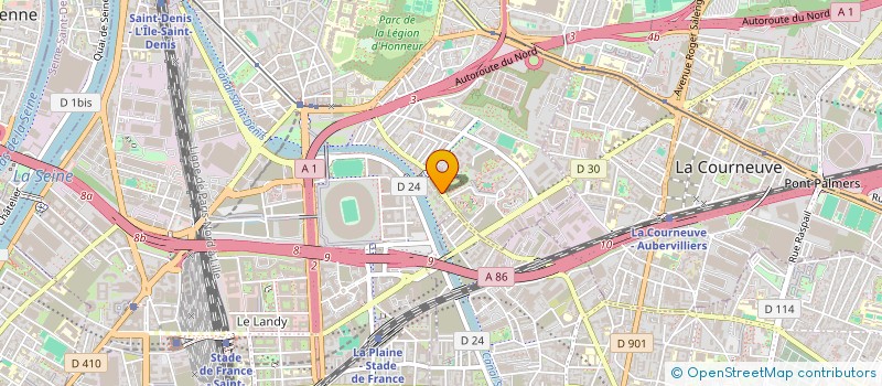 localisation de l'entreprise MONSIEUR ABDOULAYE PEREIRA  SAINT-DENIS