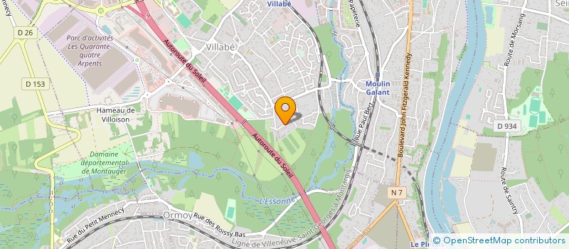 localisation de l'entreprise MONSIEUR ABDOULAYE SAGNO  VILLABE