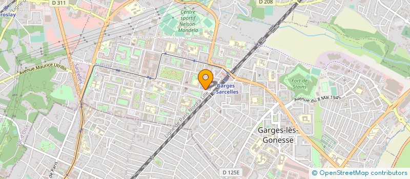 localisation de l'entreprise MONSIEUR ABDOULAYE SAKHO  SARCELLES