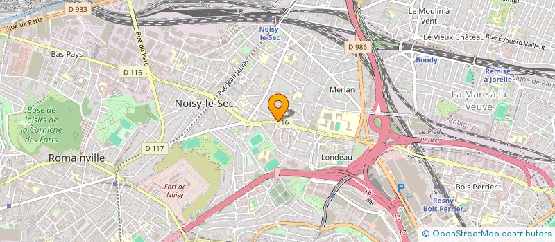 localisation de l'entreprise MONSIEUR ABDOULAYE SALL  NOISY-LE-SEC