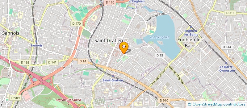 localisation de l'entreprise MONSIEUR ABDOULAYE SAMASSA  SANNOIS