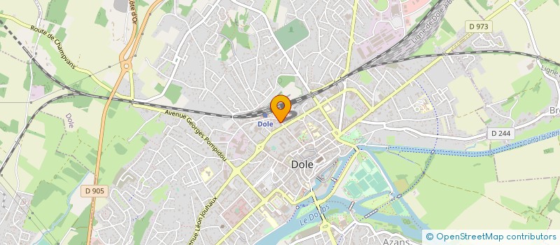 localisation de l'entreprise MONSIEUR ABDOULAYE SAMBOU à DOLE