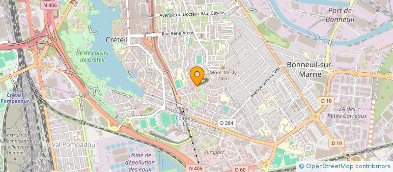 localisation de l'entreprise MONSIEUR ABDOULAYE SI  CRETEIL