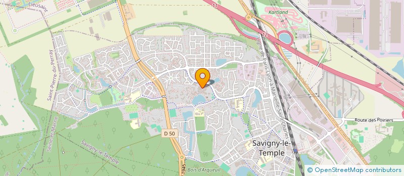 localisation de l'entreprise MONSIEUR ABDOULAYE SINDE  SAVIGNY-LE-TEMPLE