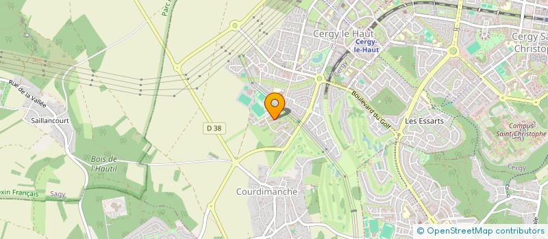 localisation de l'entreprise MONSIEUR ABDOULAYE SOKHONA  COURDIMANCHE